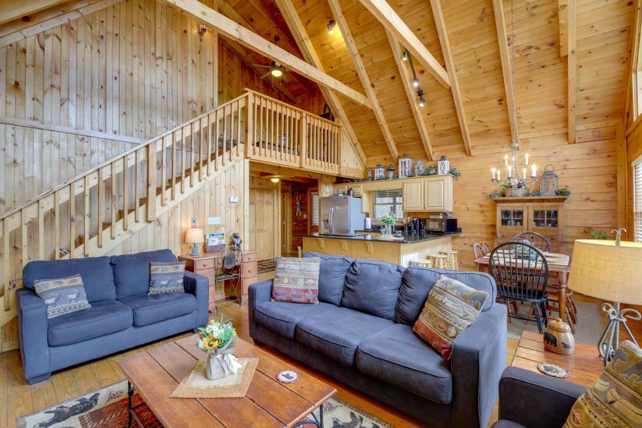 Smoky Mountains Cabin With Hot Tub, Deck And Views! Sevierville Exteriér fotografie