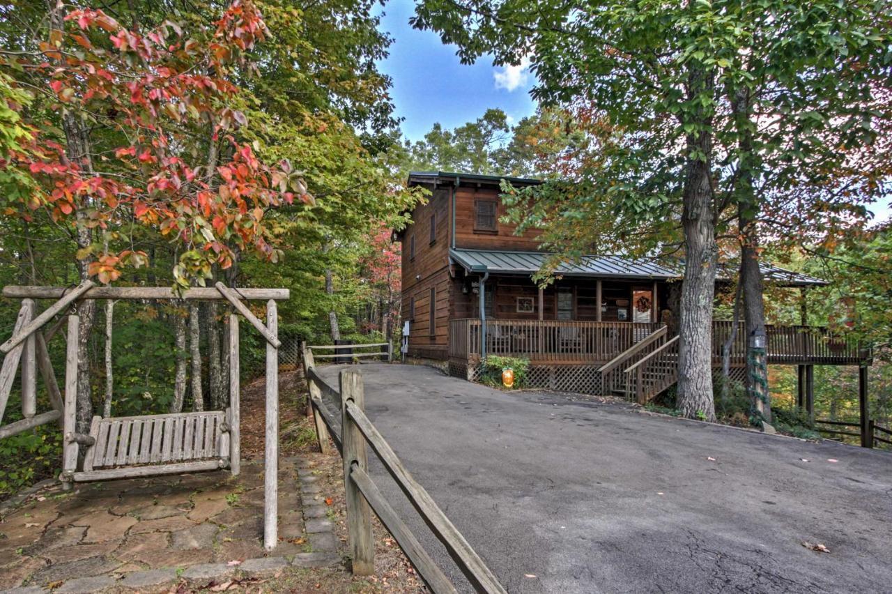 Smoky Mountains Cabin With Hot Tub, Deck And Views! Sevierville Exteriér fotografie